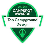 Top Campground Design Badge in Green Color