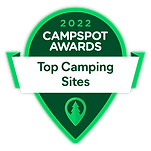 Campspot Awards Badge in Green on a Transparent Background